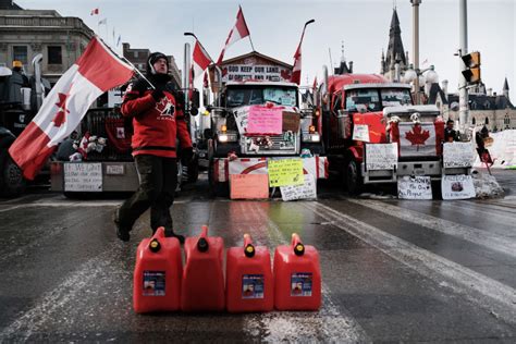 ottawa canada truckers protest.